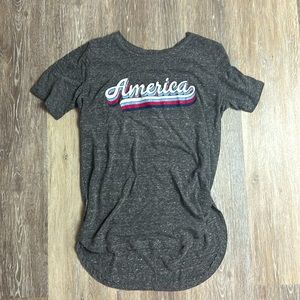 America gray T shirt